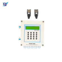 Digital Sensor RS485 Modbus Wall-mounted Ultrasound Liquid Water Flowmeter Clamp on Ultrasonic Flow Meter